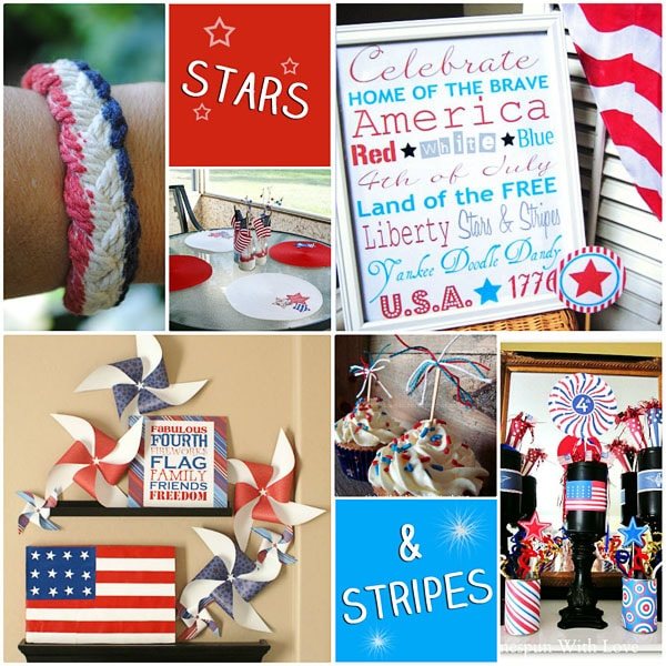 4th of July Projects and Printables at cetcu.com