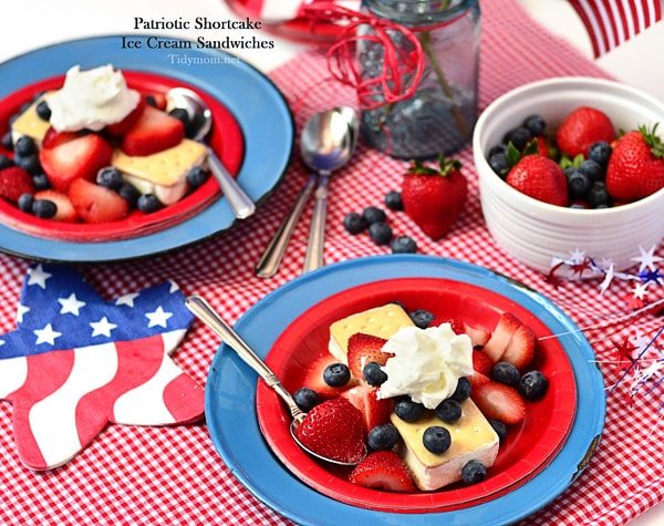 Patriotic Shortcake Ice Cream Sandwiches at cetcu.com