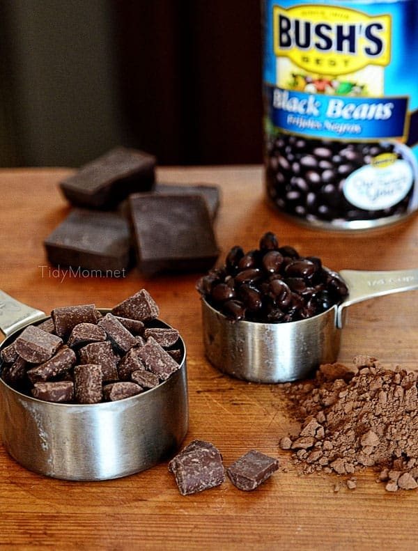 Black Bean Brownies. Recipe at cetcu.com