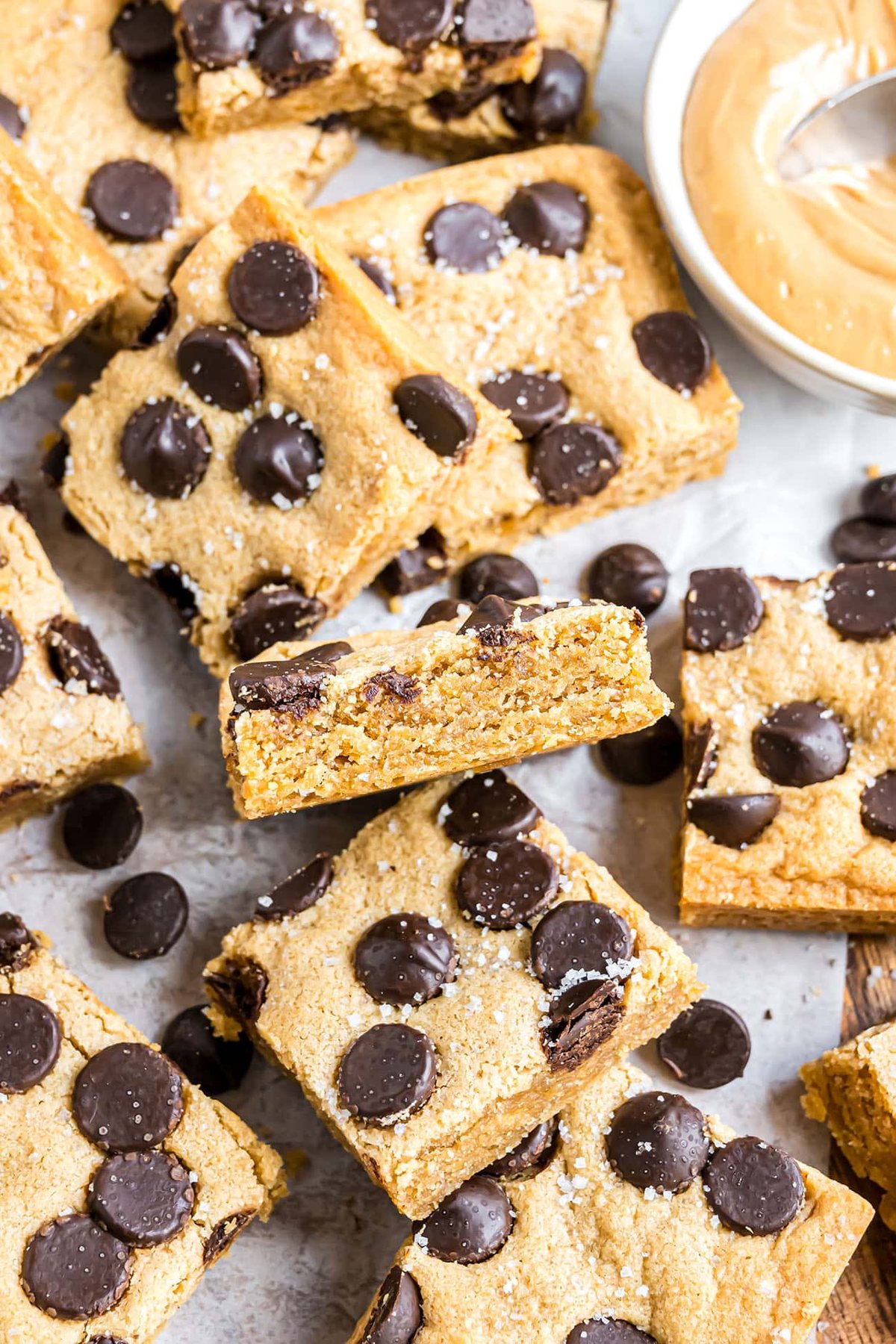 Irresistible Peanut Butter Blondies