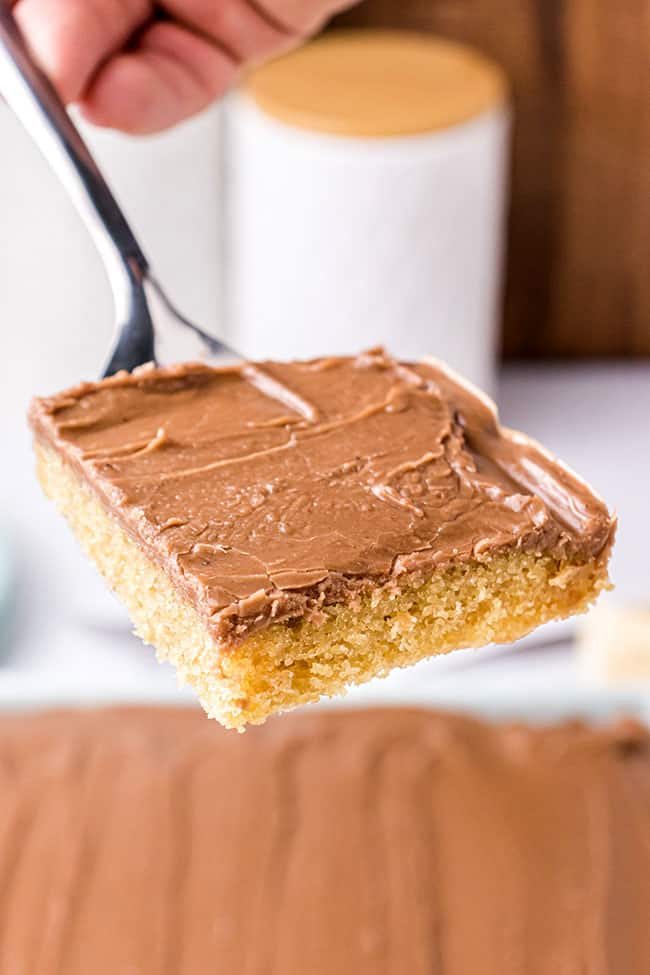 Easy Peanut Butter Texas Sheet Cake