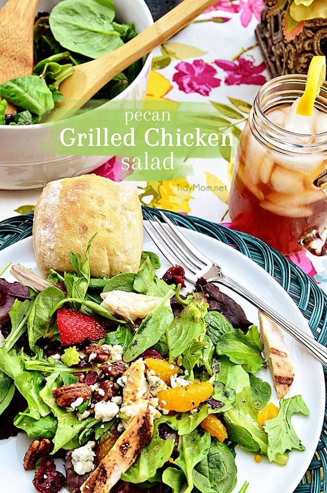 Pecan Grilled Chicken Salad