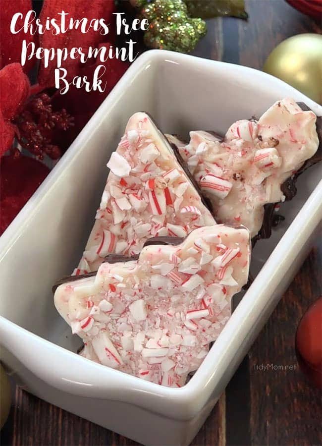 Christmas Tree Peppermint Bark