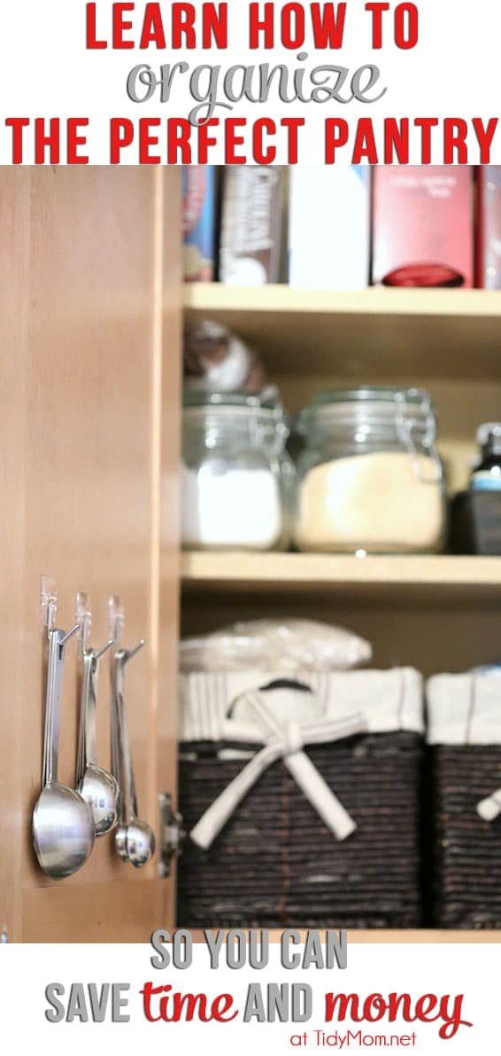 Organize the Perfect Pantry to help you save time and money at cetcu.com