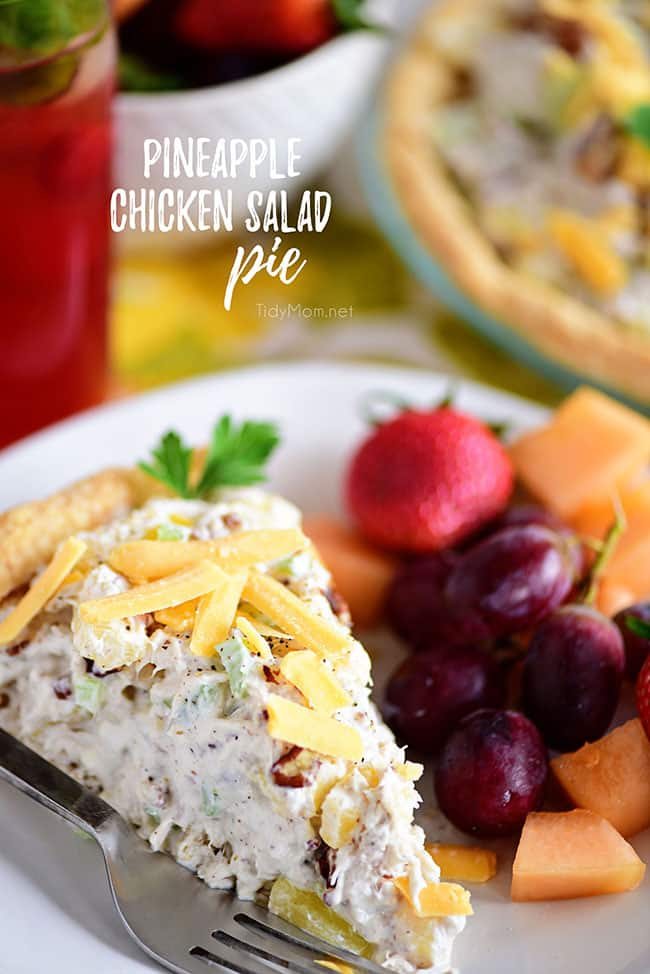 Pineapple Chicken Salad Pie