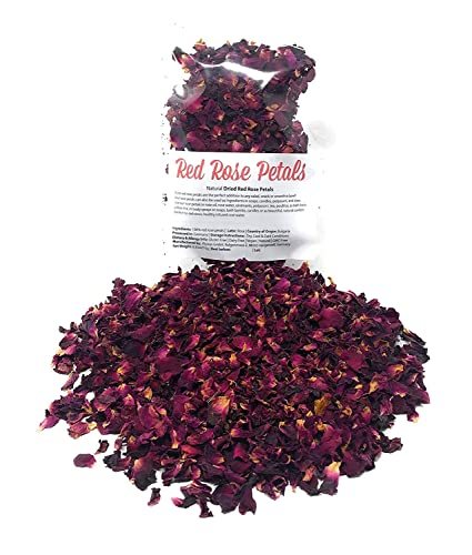 Pure, edible & organic Red Rose Petals