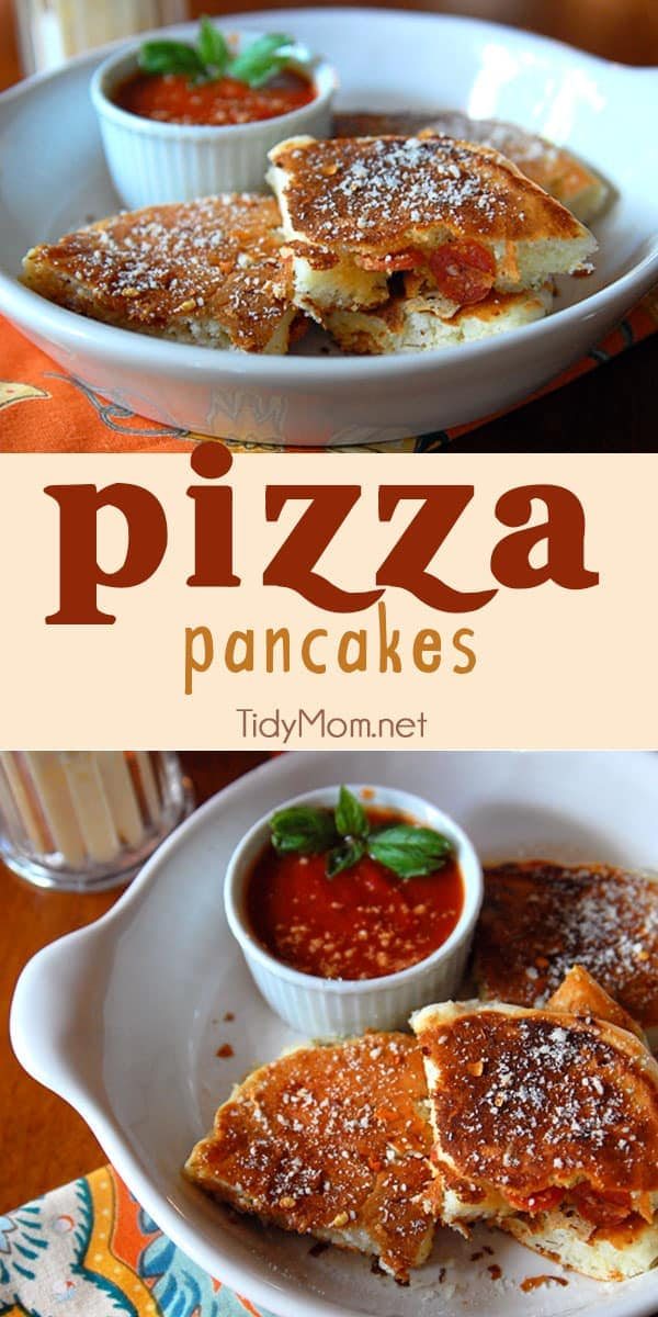 A fun twist on pizza, using a basic pancakes recipe and adding favorite pizza toppings. These savory pizza pancakes are perfect for game day, after-school snacking or a quick dinner the whole family will love. Serve with warm pizza sauce for dipping. Print full recipe at cetcu.com