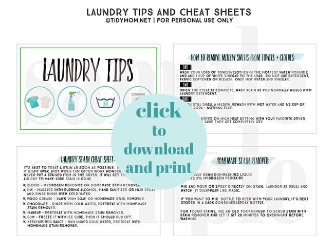 visit cetcu.com to get the FREE download version of these Laundry Tips + cheat sheets.