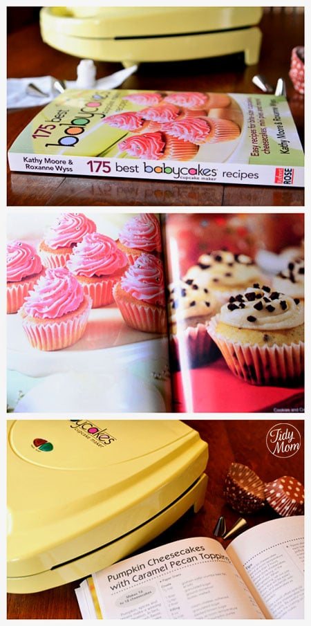 babycakes cupcake maker and recipe book