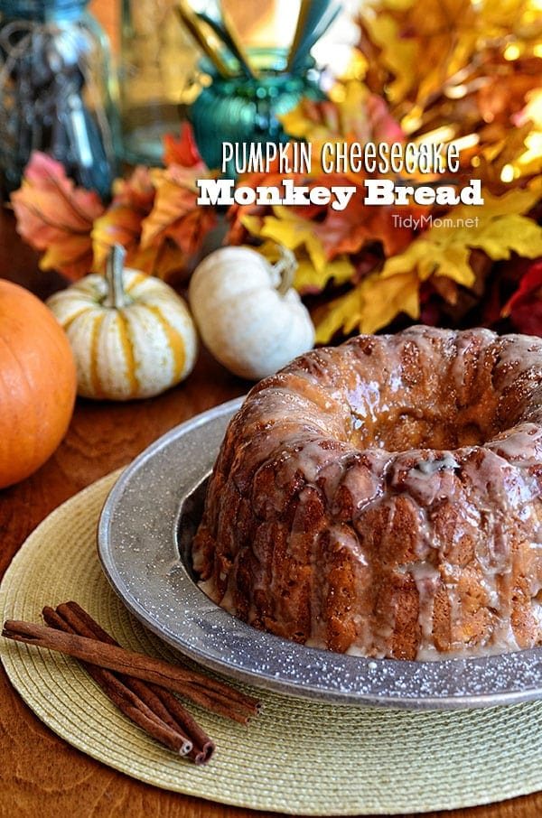Pumpkin Monkey Bread with Maple Glaze {VIDEO}