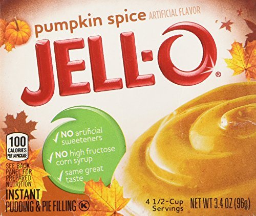 Kraft Jell-O Pumpkin Spice Flavor Instant Pudding and Pie Filling