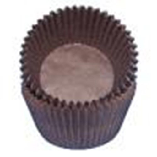Brown Glassine Cupcake Liners
