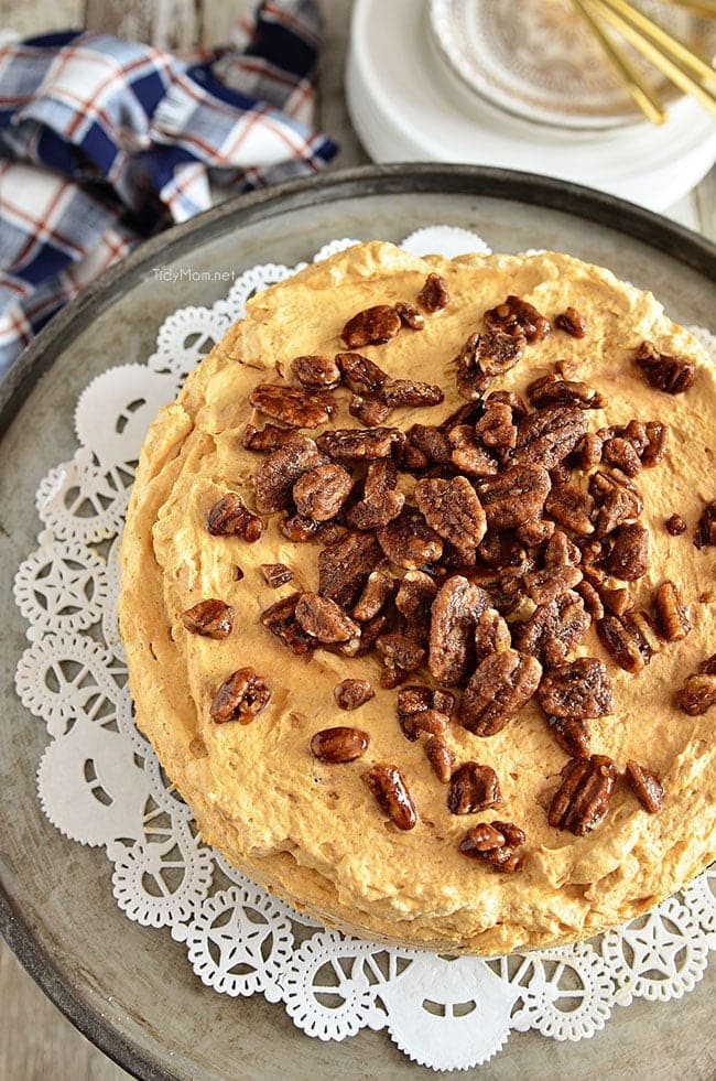 Pumpkin Fluff Icebox Cake is a delicious no-bake dessert that comes together in no time. Making it the perfect make-ahead dessert for Thanksgiving dinner. Get this all-star, easy-to-follow recipe at cetcu.com
