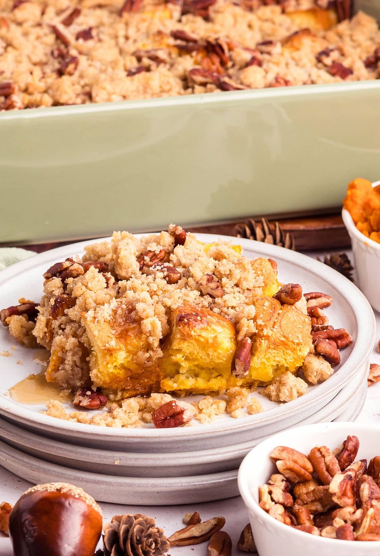 Pumpkin French Toast Casserole