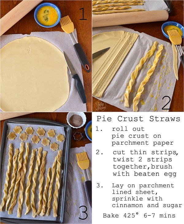 How to make Pie Crust Straws