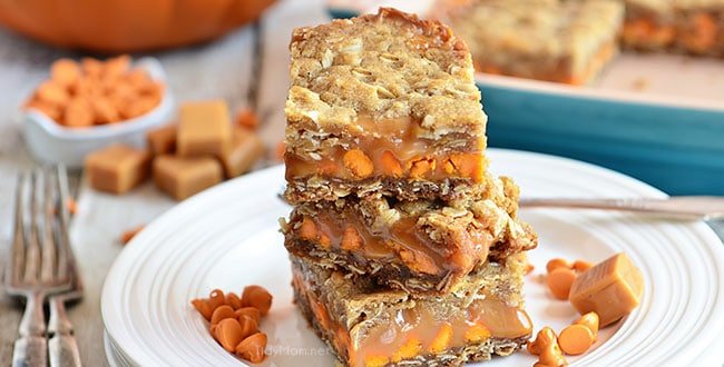 Pumpkin Spice Carmelita Bars