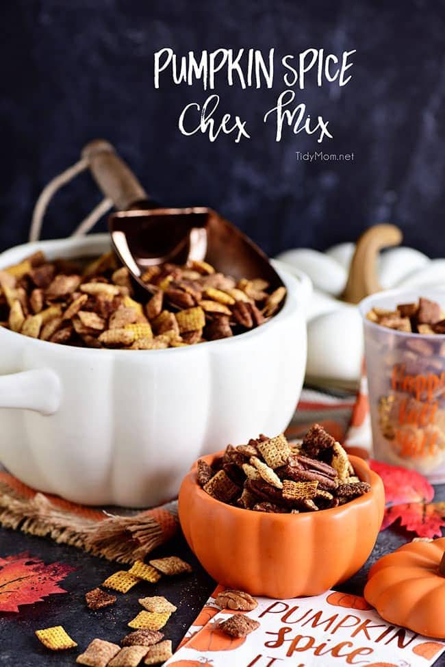 Pumpkin Spice Chex Mix Is Party Perfect