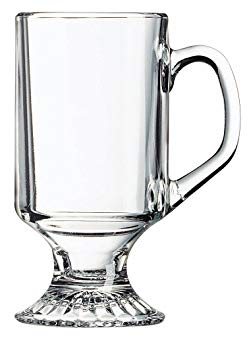 Irish Footed Mug, 10-Ounce, Set of 4