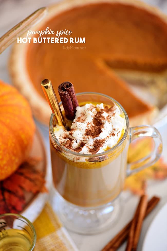 Pumpkin Spice Hot Buttered Rum