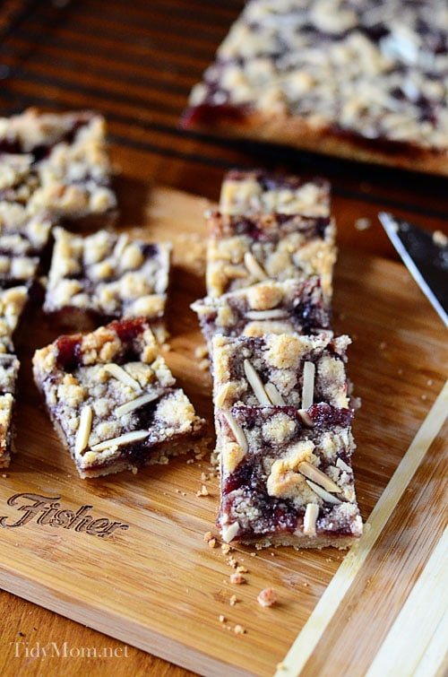 Raspberry Almond Bars