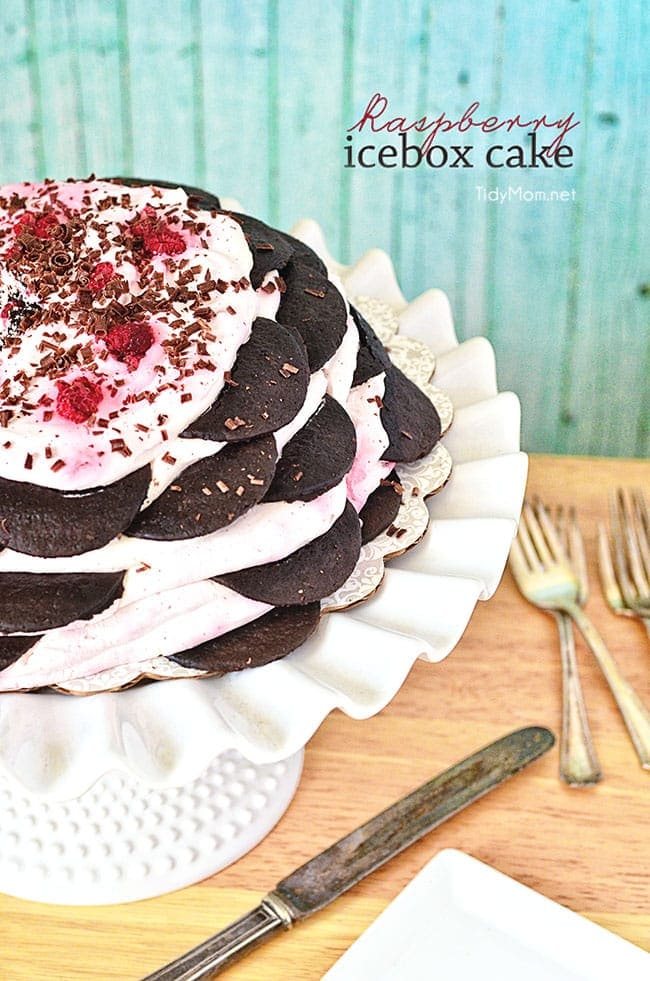 Raspberry Icebox Cake
