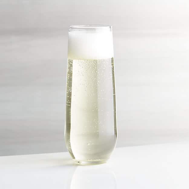 Stemless Flute Glass