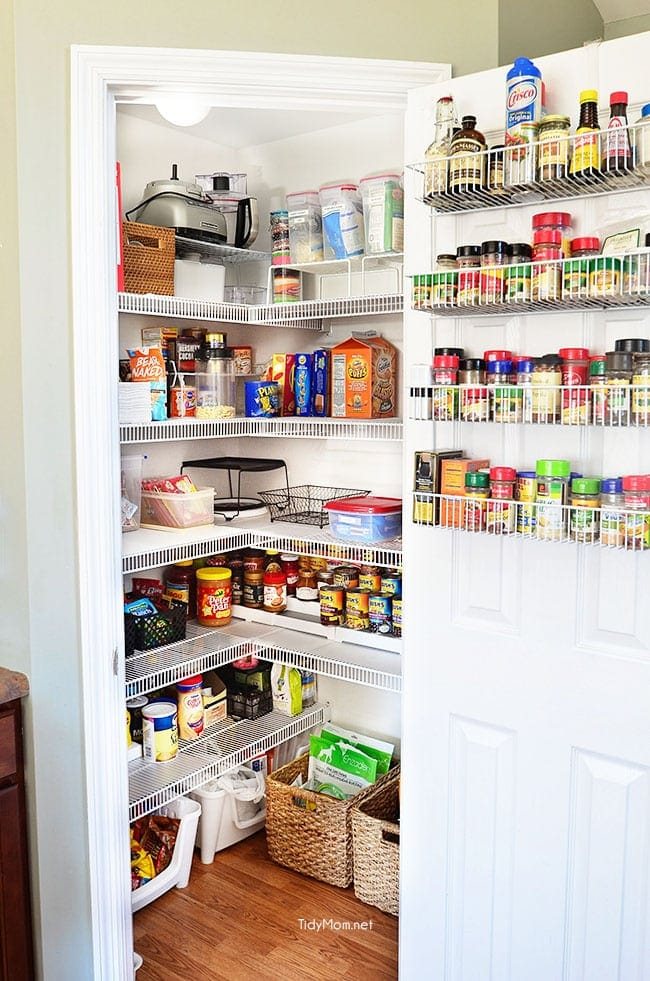 Real Life Pantry Organization