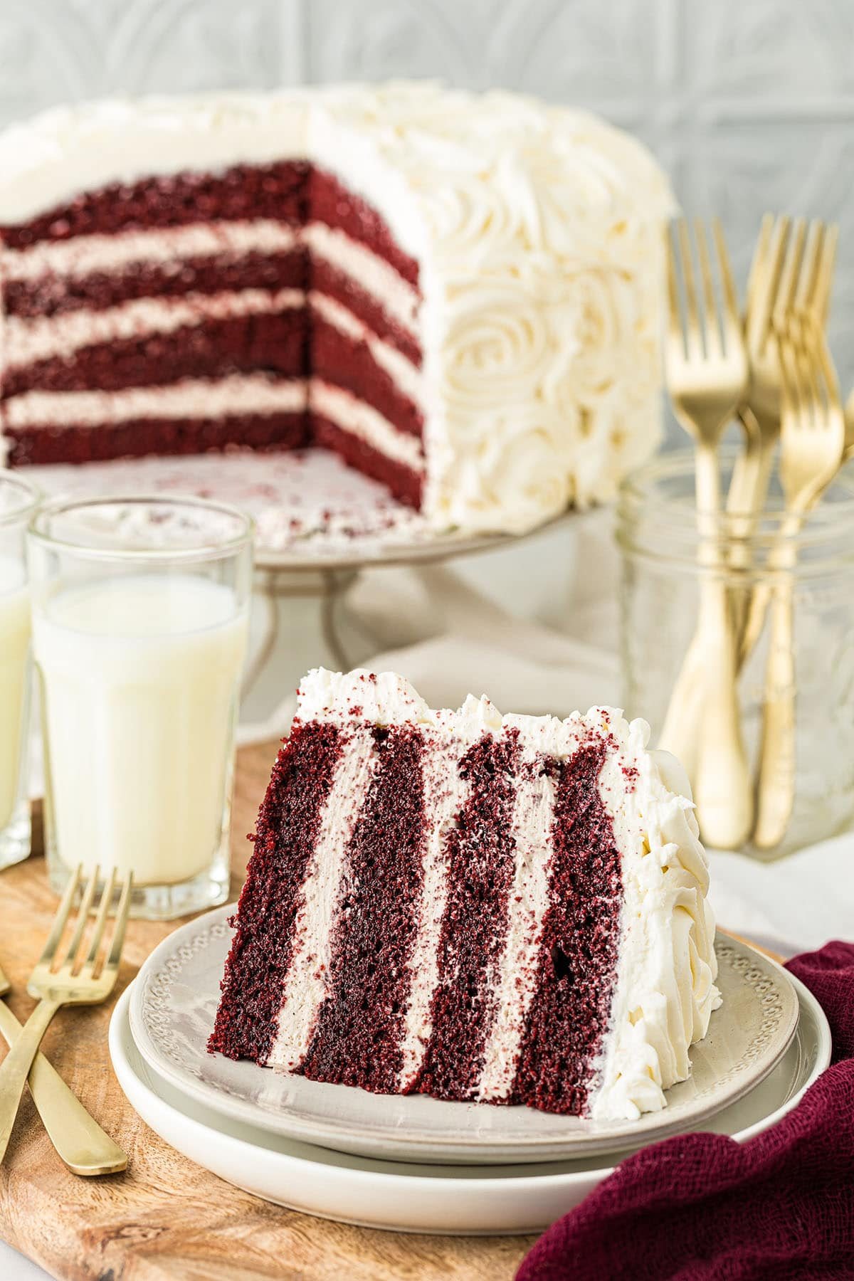 Red Velvet Cake & Cinnamon Buttercream Frosting Recipe