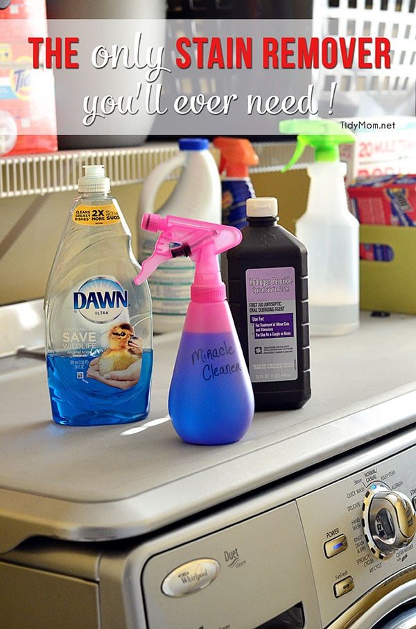 The ONLY stain remover you'll ever need! This miracle cleaner has worked on every stain from set in grease, to yellow arm pits, to chocolate and more! details at cetcu.com