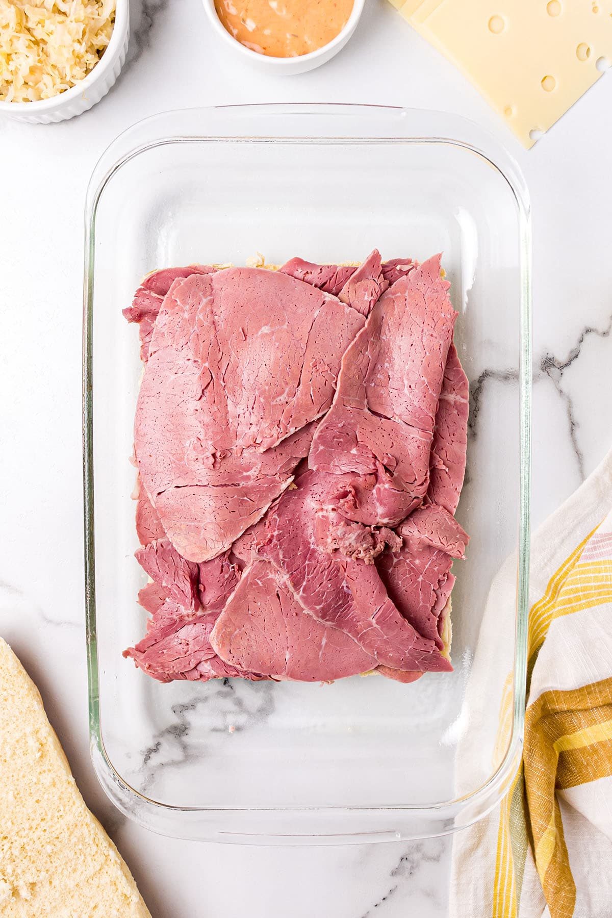 how to make reuben sliders step3