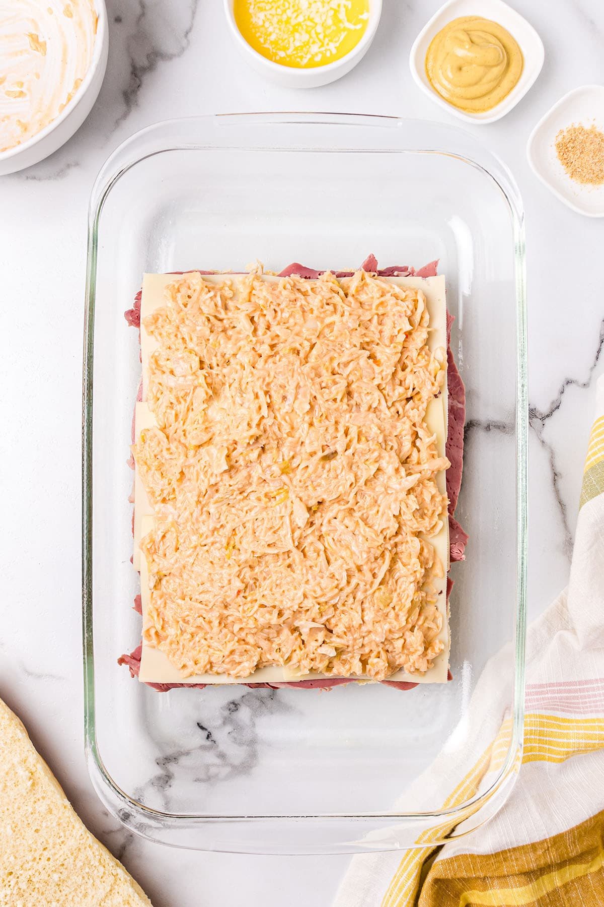 how to make reuben sliders step4