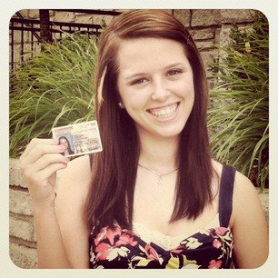 She got her driver’s permit! Be prepared