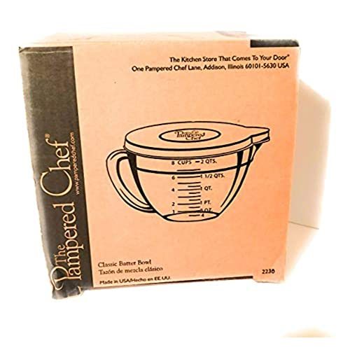 8 CUP GLASS CLASSIC BATTER BOWL WITH LID