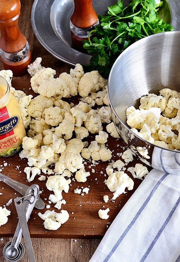 Cauliflower in a bowl