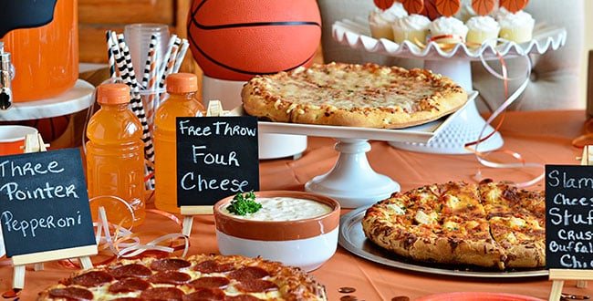 hrow a Basketball tournament watch party at home! Serve DiGIORNO Pizza, several dipping sauces, chips, veggies and cupcakes for stress free planning. ROASTED GARLIC AIOLI RECIPE at cetcu.com