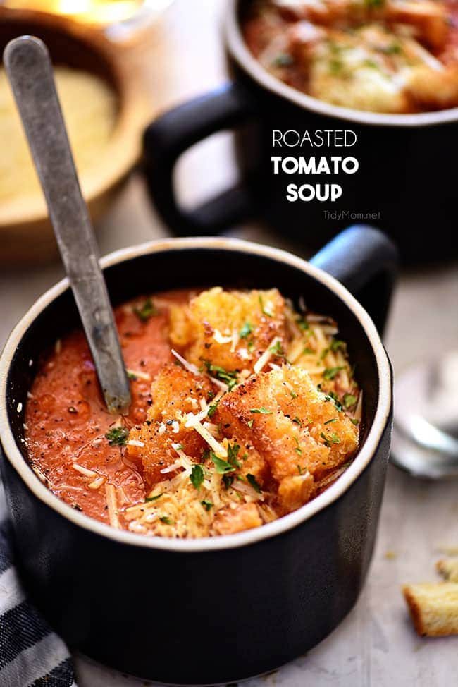 Easy Roasted Tomato Soup {VIDEO}