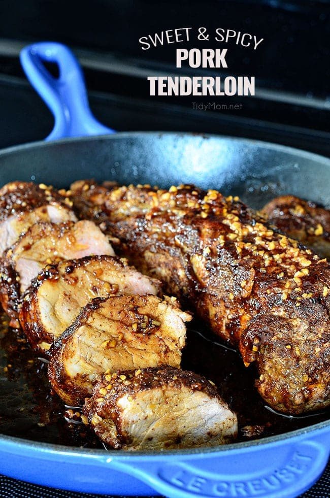 Your taste buds will be tantalized with each bite of this Sweet and Spicy Glazed Pork Tenderloin. Juicy and flavorful, it’s a little sweet and a little spicy and it’s a breeze to whip up. This pork tenderloin is ready for the table in 30 minutes. Get the full recipe at cetcu.com