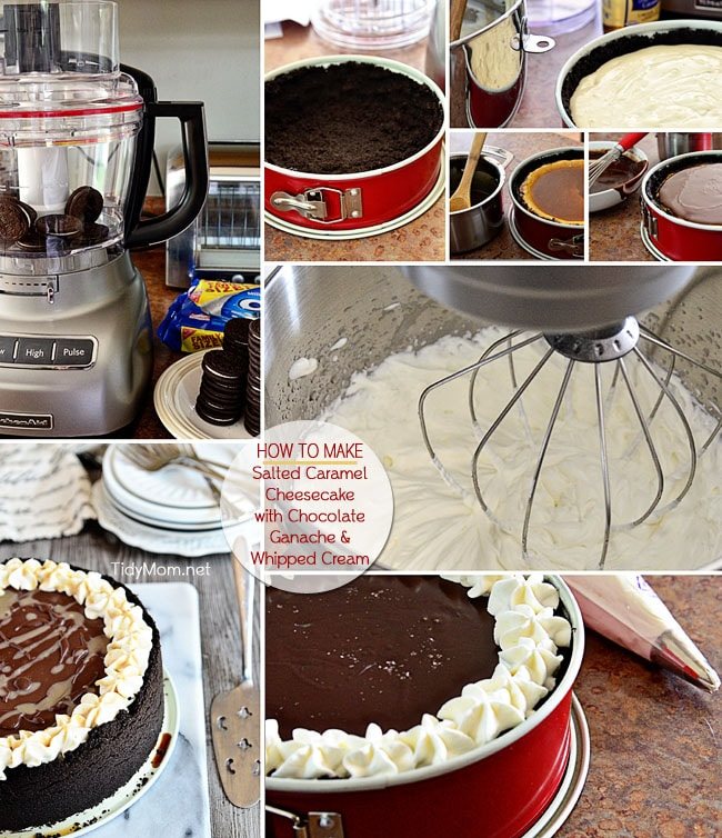 How to Make Salted Caramel Cheesecake with Chocolate Ganache at cetcu.com