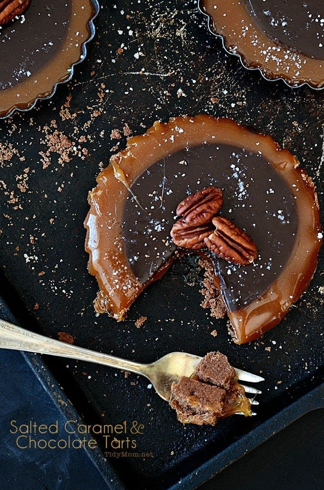 Salted Caramel Chocolate Tart recipe at cetcu.com