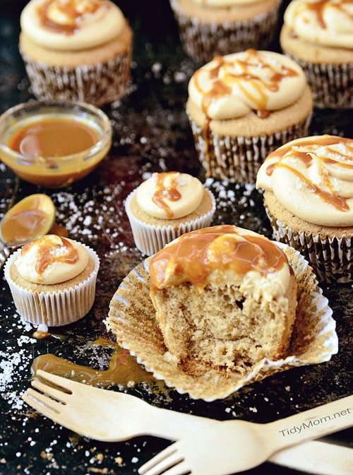 Salted Caramel Cupcakes at cetcu.com