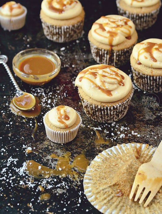 Salted Caramel Cupcake recipe at cetcu.com