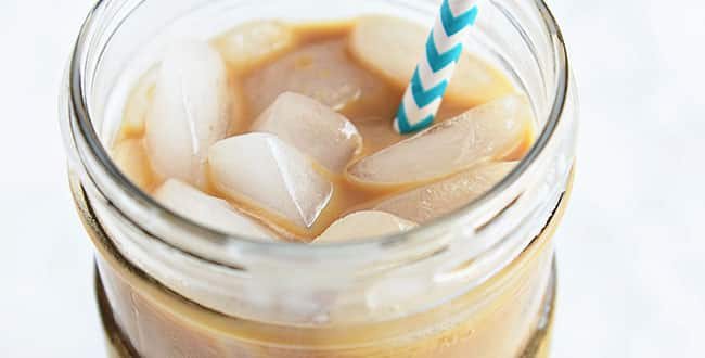salted caramel ice coffee image