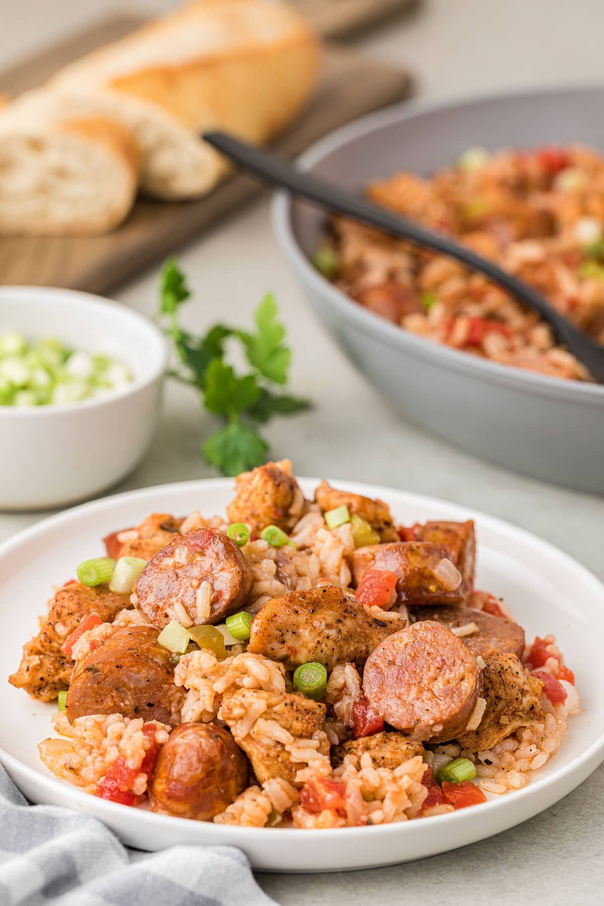 Easy Chicken Jambalaya With Sausage