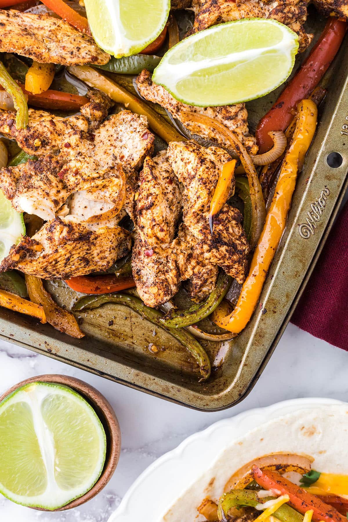 Sheet Pan Fajitas With Chicken