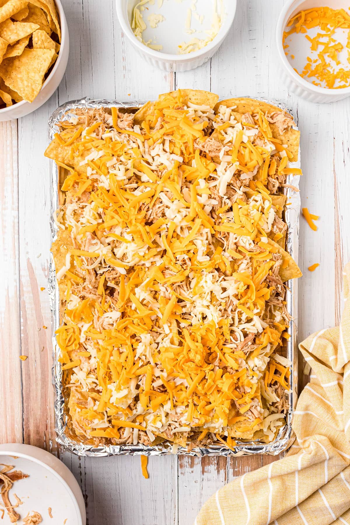 how to make sheet pan nachos step 3