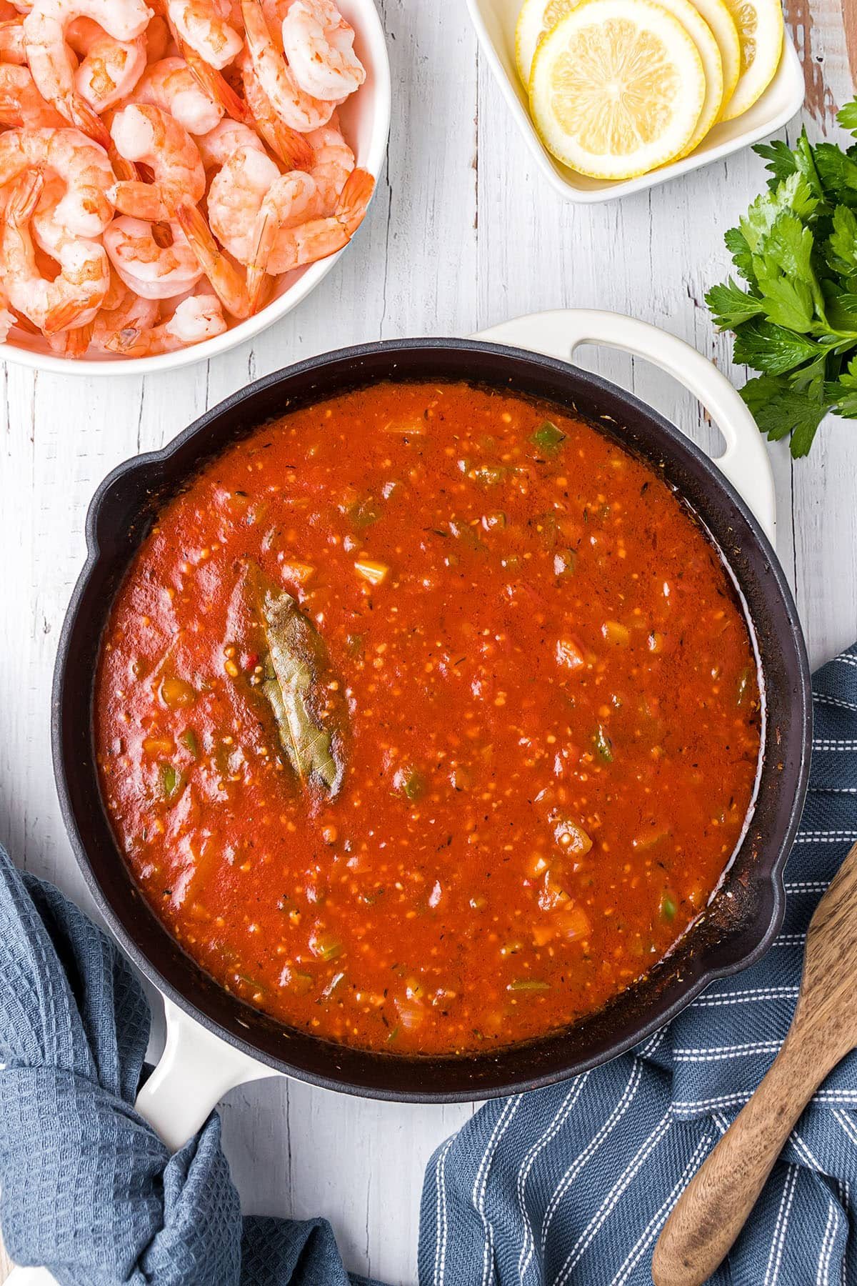 how to make shrimp creole step 3