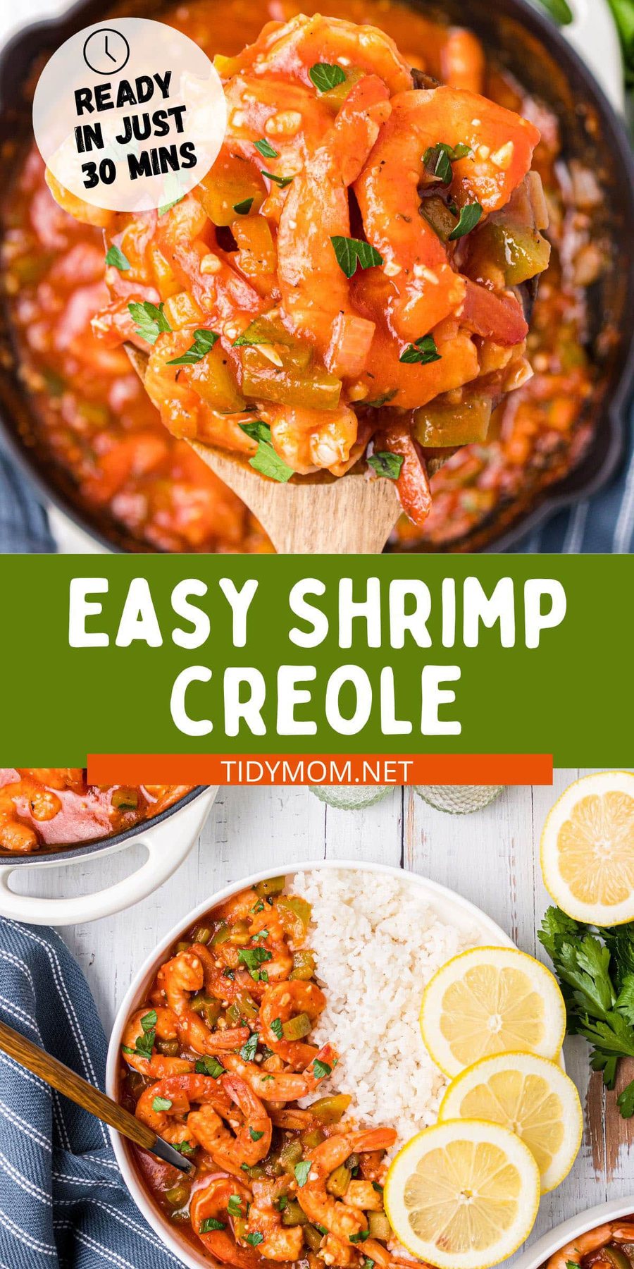 shrimp creole photo collage