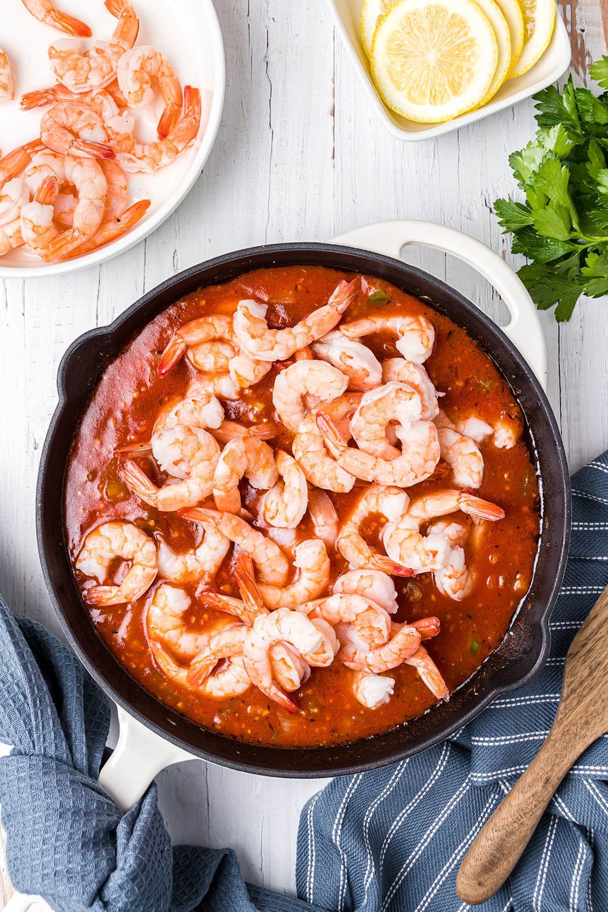 how to make shrimp creole step 4