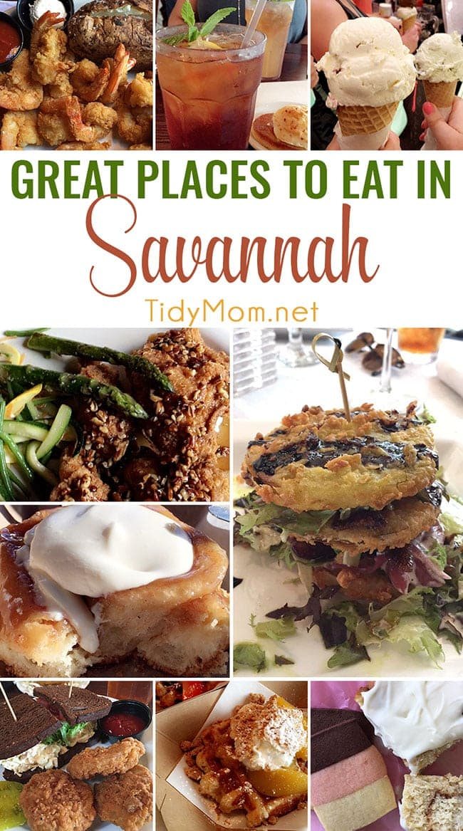 Great places to eat in Savannah, Georgia. From dinner and lunch restaurants, fried green tomatoes to ice cream and desserts you don’t want to miss! at cetcu.com