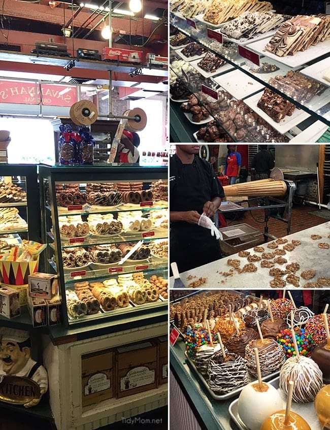 Savannah Candy Kitchen famous for their Savannah pralines and many more sweets! More Savannah travel, eats and sightseeing at cetcu.com